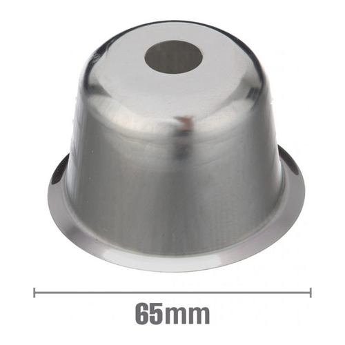 S/Steel Cover Plate 65mm O.D. 34mm Rise 1/2inch BSP