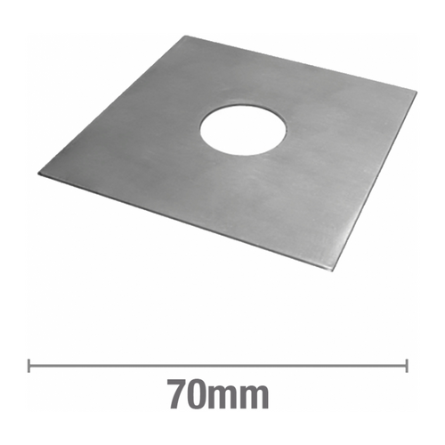Stainless Steel 70x70mm 1/2inch BSP