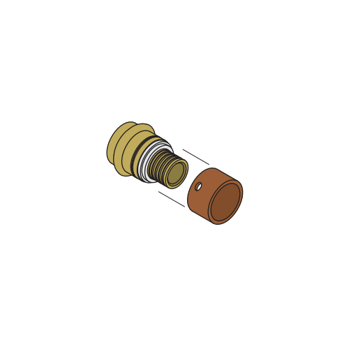 DN20 X Pex DN20 Pn20 (Gas) Adaptor Pex Crimp