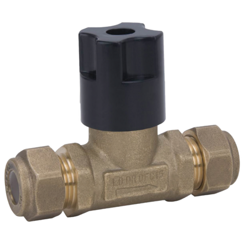 15mm Isolation Non Return Valve CU Compression 