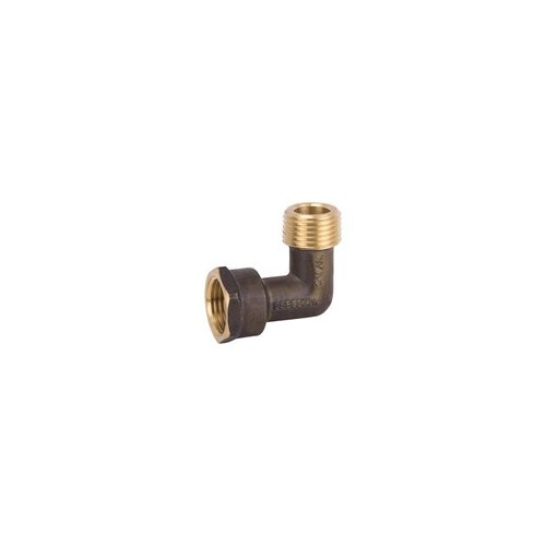 15FI X 18MI Extended 65 Elbow FI Lugged Brass 