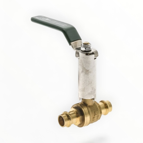 Watermarked Ball Valve Press Fit Extended Handle DN40 X DN40