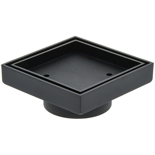 80mm Matte Black Deluxe Tile Insert Grate 