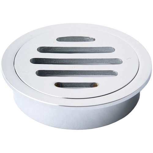 100mm Round FLoor Grate Trapscrew C/P  6061012
