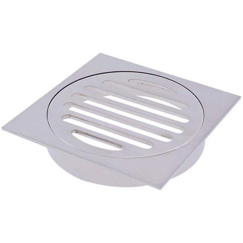 100mm Square FLoor Grate Trapscrew C/P  6061008