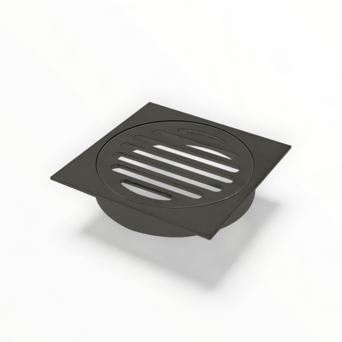 Floor Grate Square Gun Metal 100mm