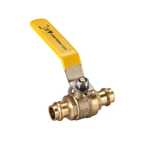 20mm Copper Press Gas Ball Valve Lever Handle AGA Approved