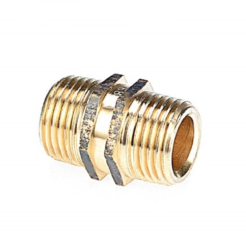 20mm Hexagon Nipple Double Hex 