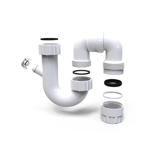 S & P Trap Combination With One Nipple 40mm - Series 2