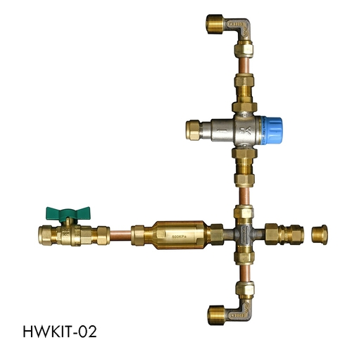 FitQuik Storage Hot Water Installation Kit 500kPa (Insulated)