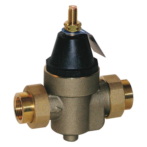 32mm Pressure Reduction Valve Adjustable 172Kpa-517Kpa Preset 500Kpa Max Inlet 2070Kpa  -Watts