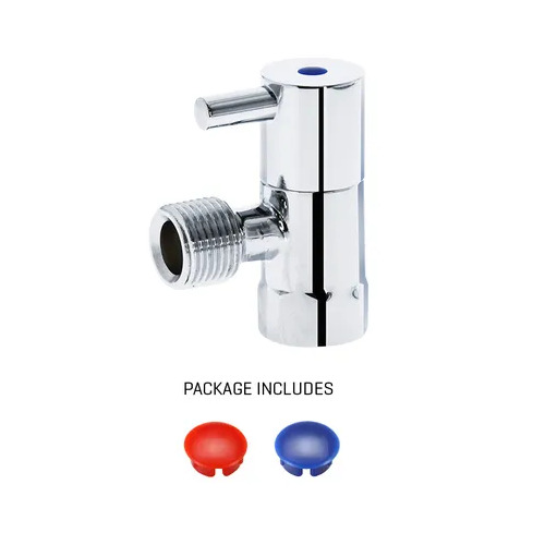 15mm 1/4 Turn Lever Cistern Stop With Ceramic Disc