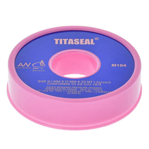 12mm X 30M Pink PTFE Thread Tape 