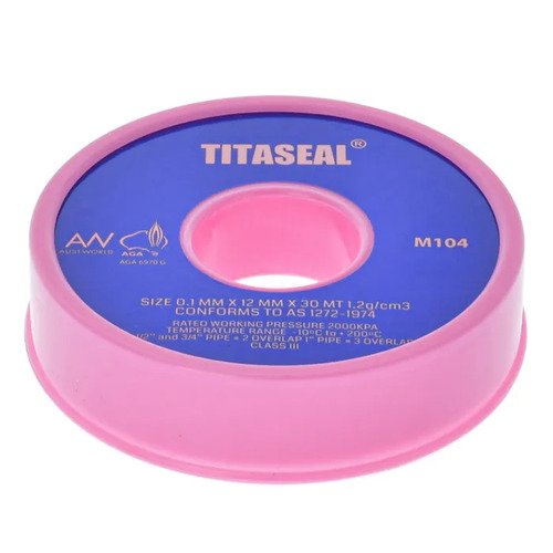 PTFE TAPE PINK 12MM X 30MT WATER