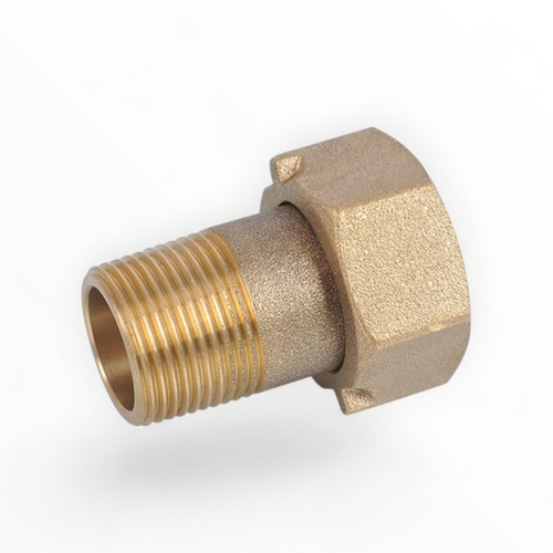 Meter Coupling Brass Meter Thread 25FI x 20MI