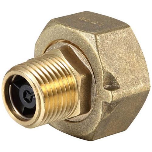 25FI X 15MI With Check Valve Couplings With Check Valve Brass
