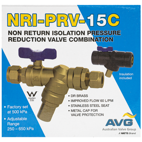 Nri-PRV Combo 150Kpa - 600 Kpa Cxc C/W Insulation