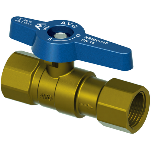 15mm F X F Non Return Isolation Ball Valve