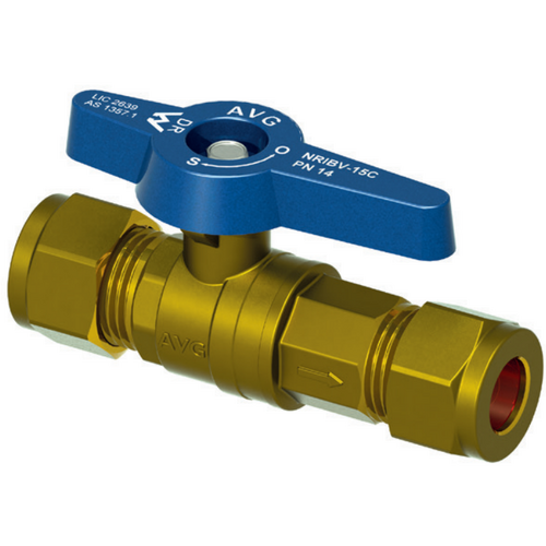 20mm C X C Non Return Isolation Ball Valve