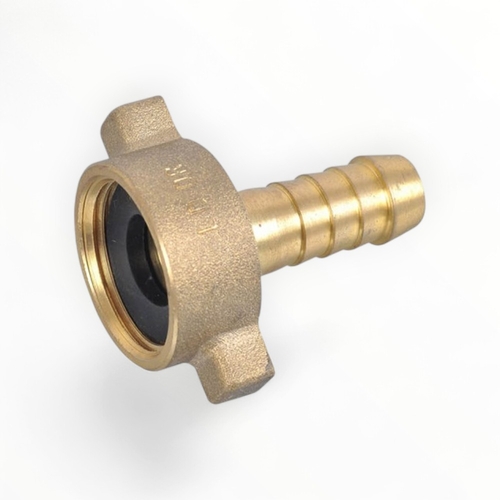 100FI X 100mm Hose Nut And Tail Brass