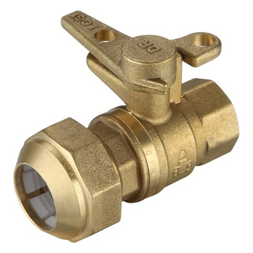 Meter Ball Valve Poly Connection DN x FI Lockable