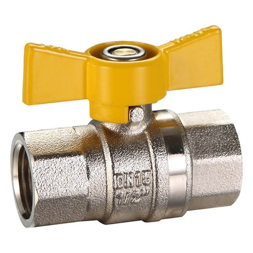 Ball Valve Butterfly Handle FI x FI Gas