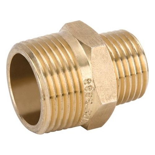 Hexagon Nipple Brass Screwed Reducing