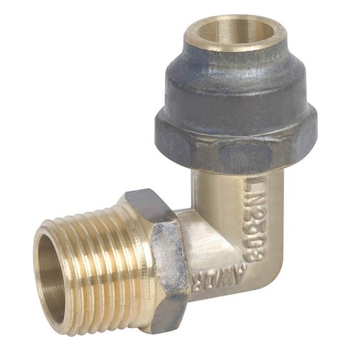 Elbow Brass Flared Compression MI x C