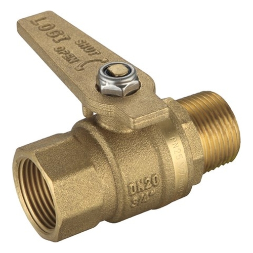 Meter Ball Valve Inline MI x FI Long Handle