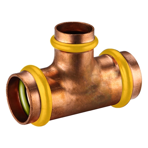 Copper Press Reducing Tee | Gas