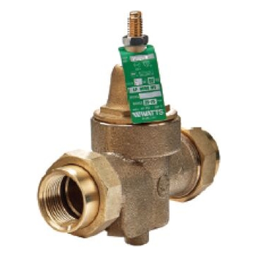 Pressure Reducing Valve Adjustable 517 kPa-1035 kPa Preset 800 kPa Max Inlet 2760 kPa Lead Free LFN55B Watts