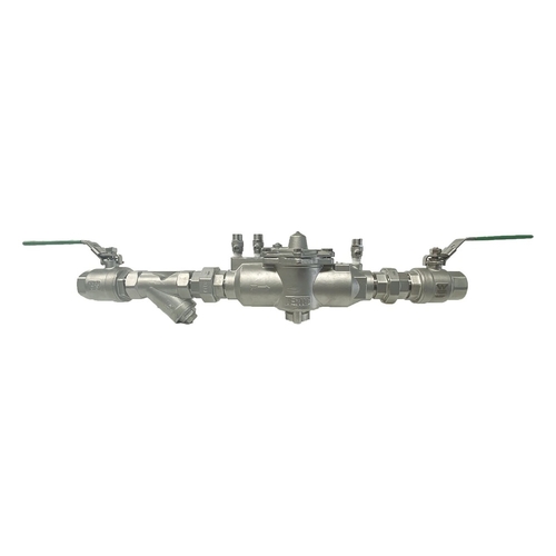 Reduced Pressure Zone Device Stainless Steel with Lockable Ball Valves, Strainer & Unions 009 Watts