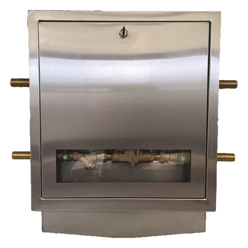 Double Check Valve Dual Valves In Stainless Steel Recessed Cabinet Lead Free 007 Watts