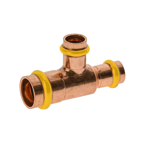 20mm X 15mm X (15mm Centre) Reducing Tee Gas Copper Press