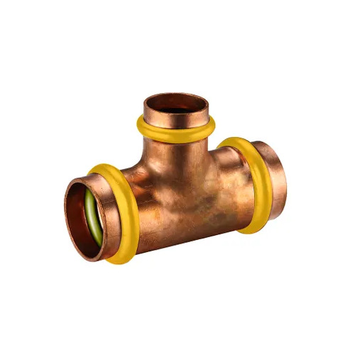 32mm X 32mm X 15mm Reducing Tee Gas Copper Press