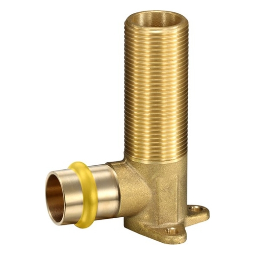 DN15 x 90mm x 1/2MI 19BP Back Plated Elbow Gas Press