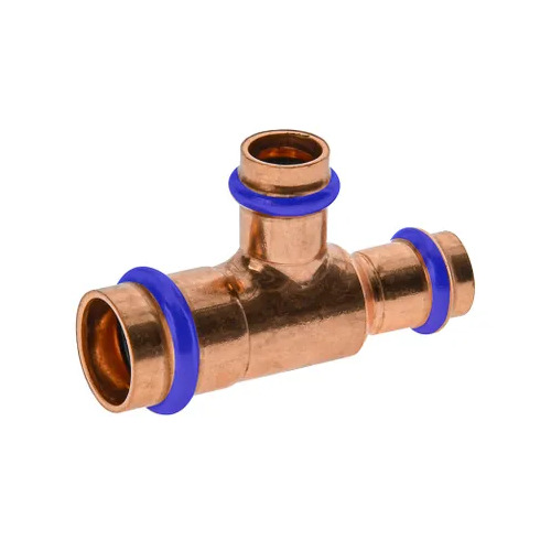 20mm X 15mm X (15mm Centre) Reducing Tee Water Copper Press