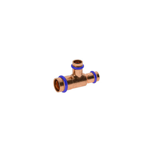 20mm X 15mm X (20mm Centre) Reducing Tee Water Copper Press