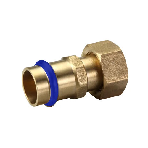 20mm BSP Flat Seat Connector Loose Nut Water Copper Press