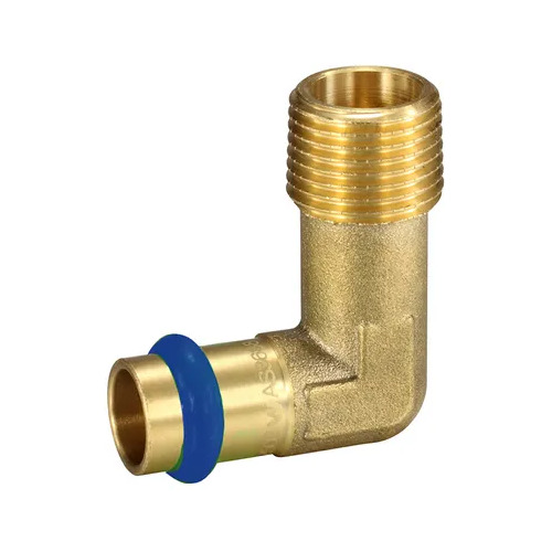 15mm Elbow Male BSP X 1/2" Water Copper Press