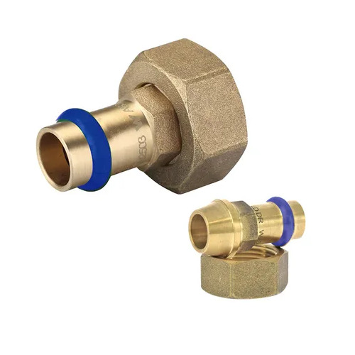 20mm BSP Flat Seat X 1/2" Connector Loose Nut Water Copper Press
