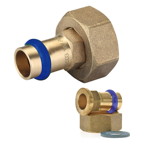 Swivel Nut FI Reducing Adaptor Conical Seat DN15 X 3/4FI LF