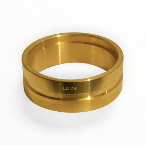 100mm Roll Groove Ring Brass