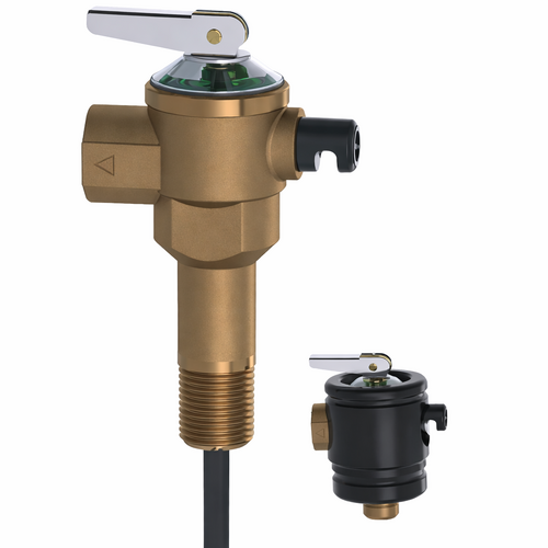 15mm 1400kPa 1" Ext Pressure & Temperature Relief Valve (PTR) Reflex