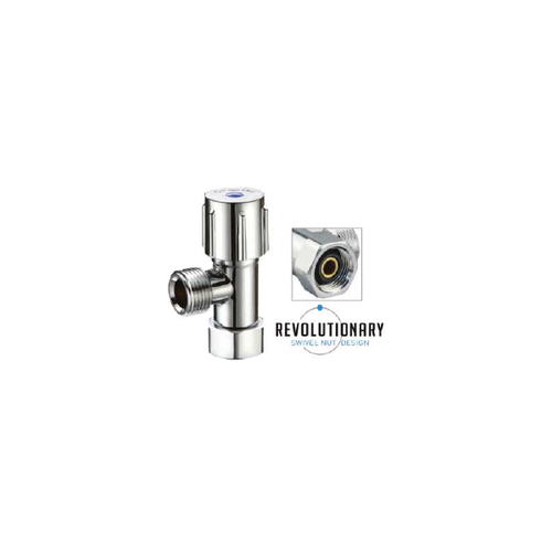 15mm Fitquik Cistern Stop With Check Valve Swivel Nut Cone