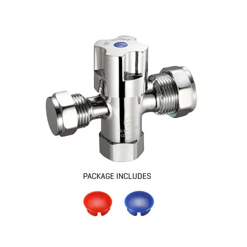 20mm x 15mm Fitquik Dual Isolation Stop 1/4 Turn Ceramic Disc MI