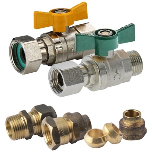 Swivel Nut Ball Valve Kit Hot Water