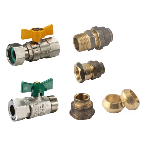 Swivel Nut Ball Valve Kit Hot Water