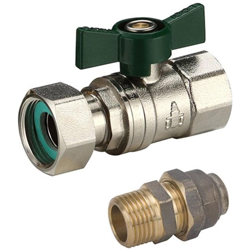Swivel Nut Ball Valve Water (FI End) W-20MI X 20FL Union