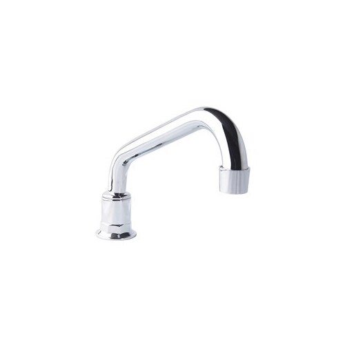 300mm Swivel Spout Hob Tube Chrome Plated 